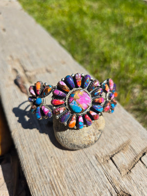 Multi color stone bracelet