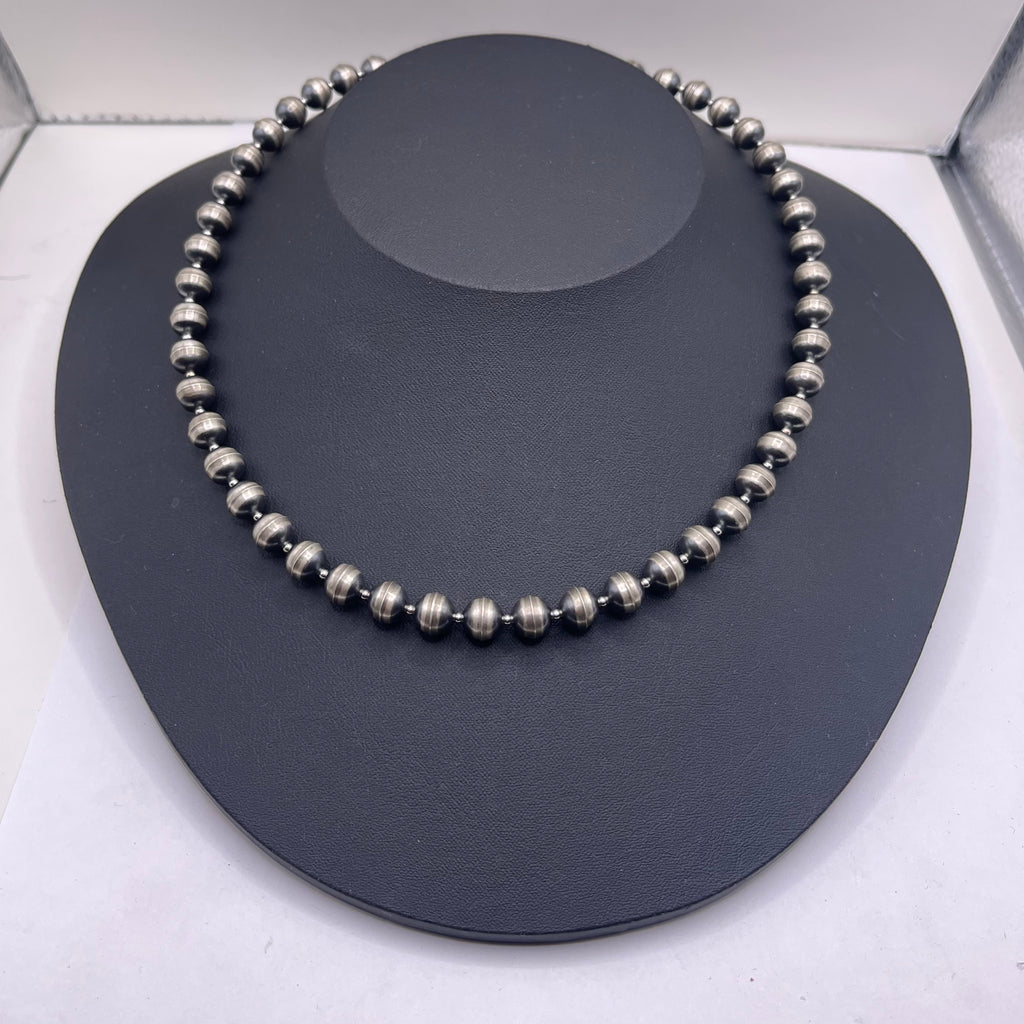 Sterling Silver Beaded Necklace